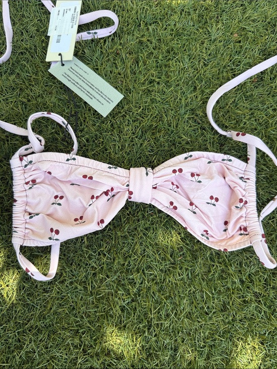 Montce Other - Large Montce Pink Cherry Print Swim Top BRAND NEW